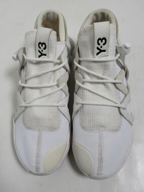 Y-3 Men's Low Top Sneakers White S82125 Size 10 US / 9.5 UK / 43 EU